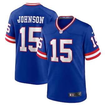 mens nike collin johnson royal new york giants classic playe